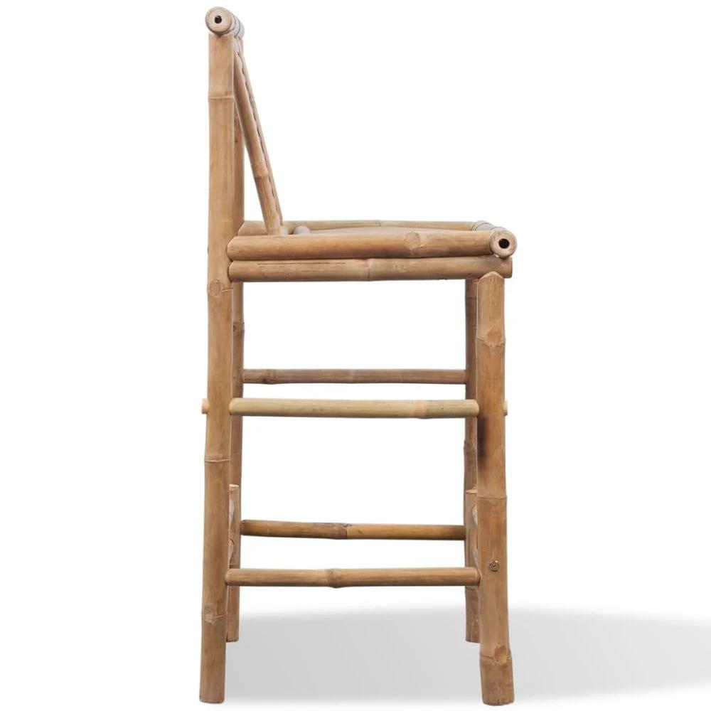Bar Stools vidaXL 2 pcs Bamboo by vidaXL