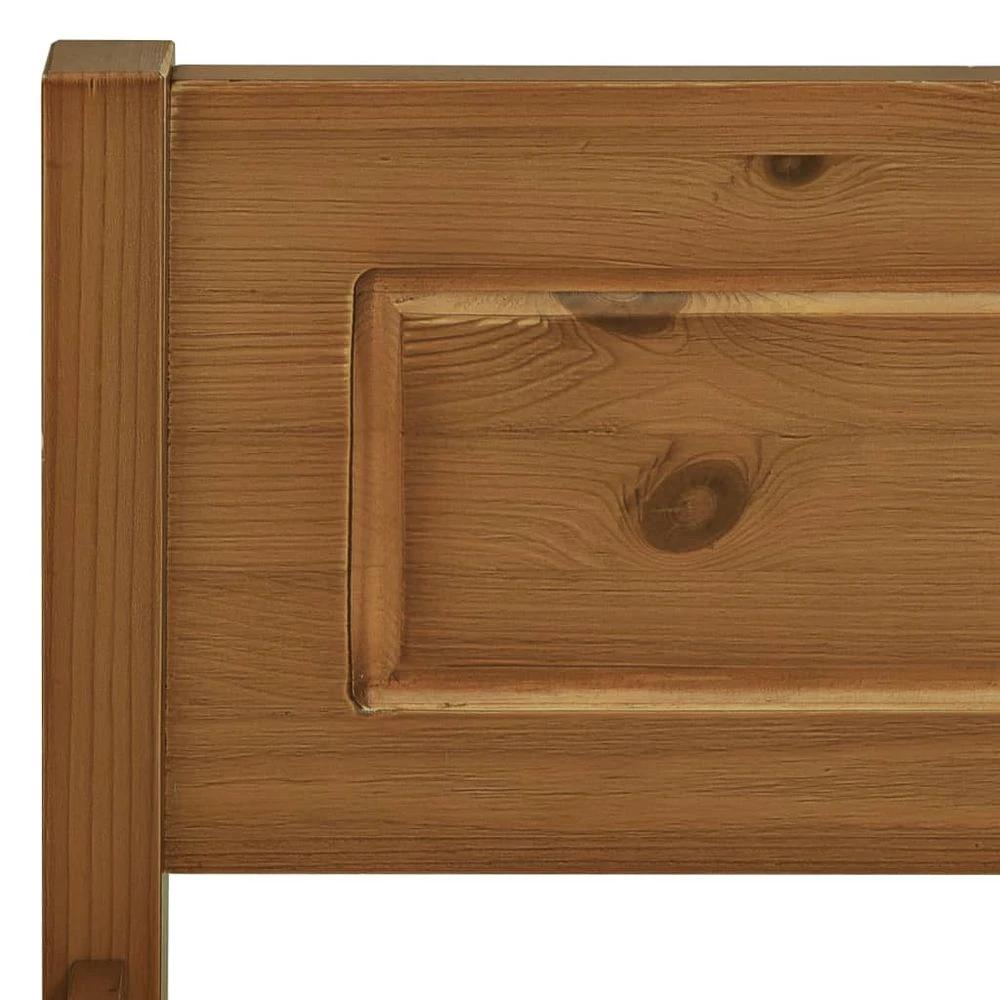 Bed Frame Solid Pinewood vidaXL Honey Brown 160x200 cm by vidaXL