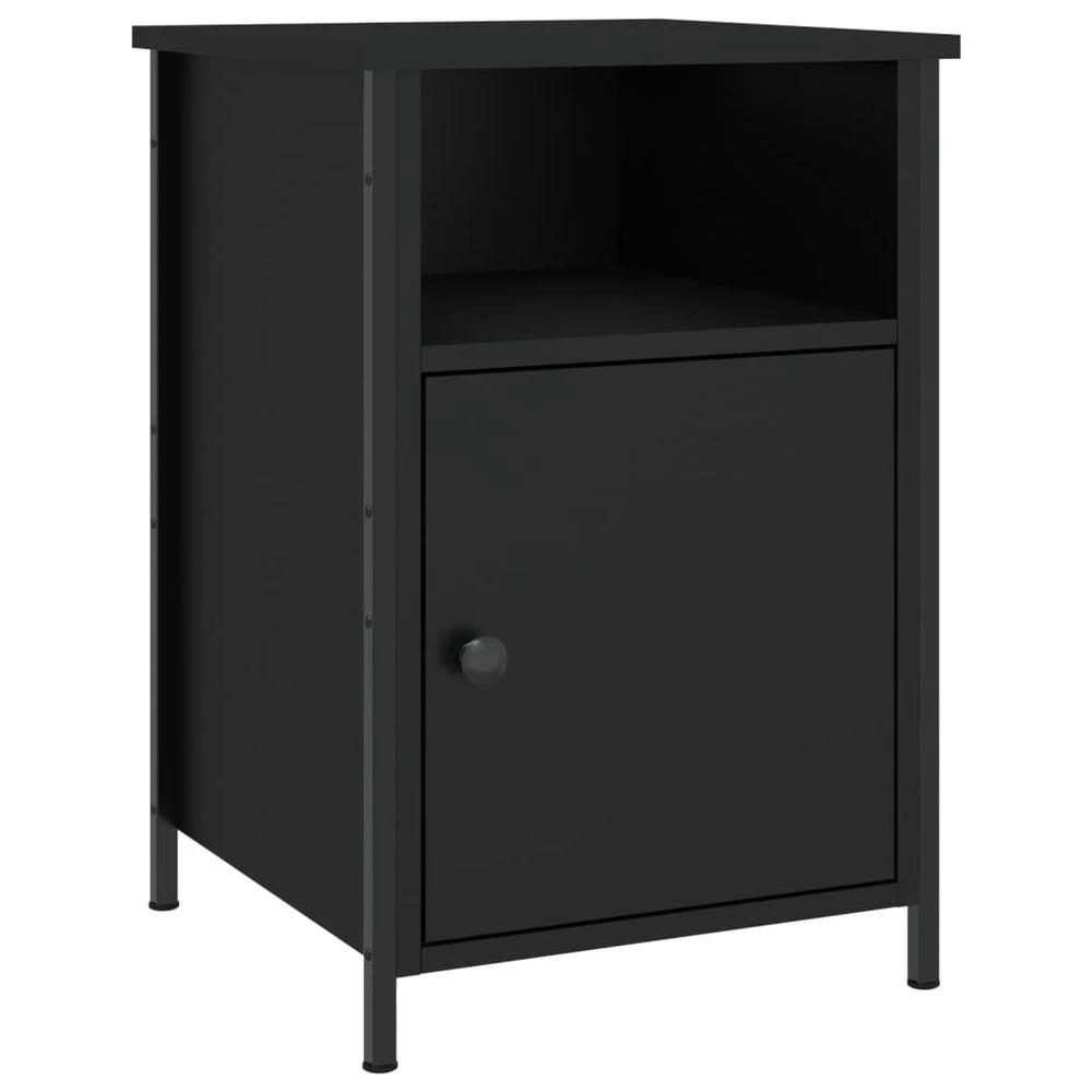 Bedside Cabinet Black 40x42x60 cm vidaXL Engineered Wood by vidaXL