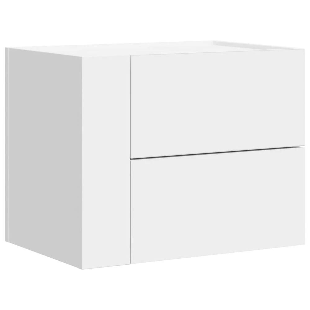 Wall-mounted Bedside Cabinet White 45x30x35 cm by vidaXL