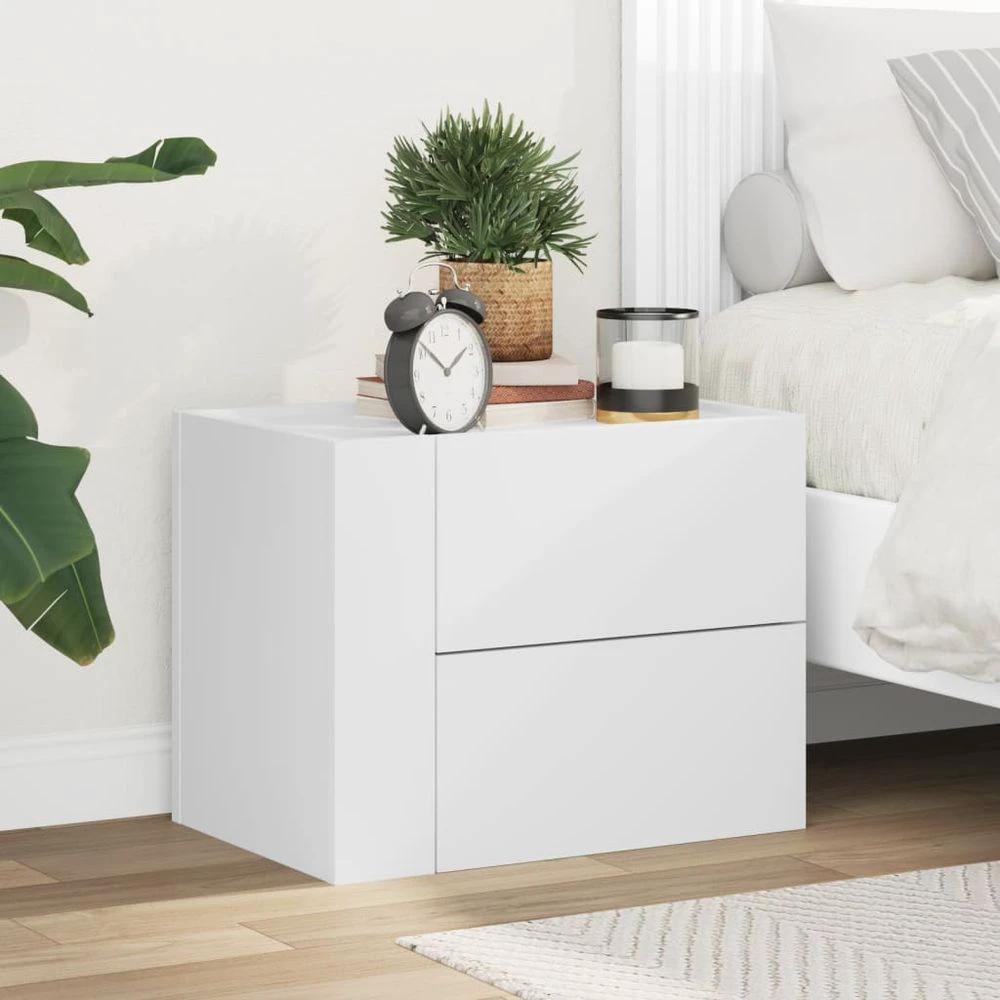 Wall-mounted Bedside Cabinet White 45x30x35 cm by vidaXL