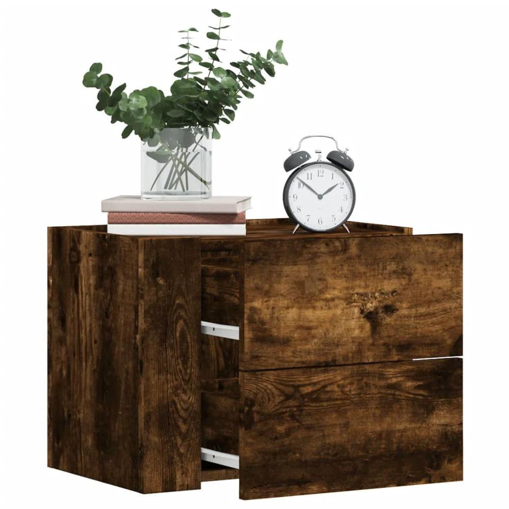 Wall-mounted Bedside Cabinet White 45x30x35 cm - Bedside Table from vidaXL