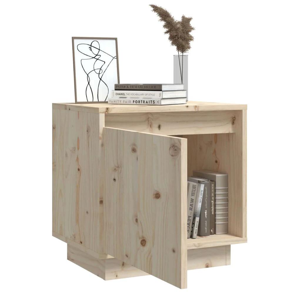 Bedside Cabinet 40x30x40 cm vidaXL Solid Wood Pine by vidaXL