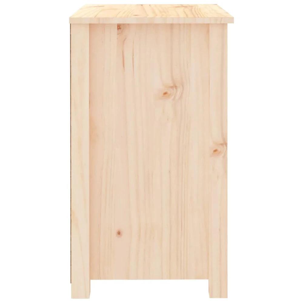 vidaXL Bedside Cabinet 50x35x61.5 cm vidaXL Solid Wood Pine - Nightstands Bedside Table