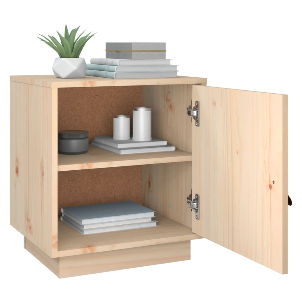 Bedside Cabinets 2 pcs 40x34x45 cm vidaXL Solid Wood Pine by vidaXL