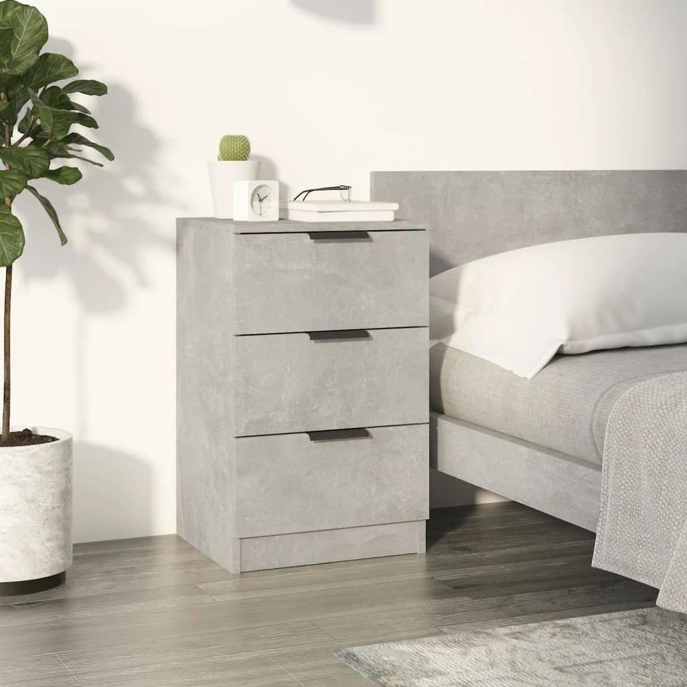 Bedside Cabinet Smoked Oak 40x36x65 cm vidaXL by vidaXL