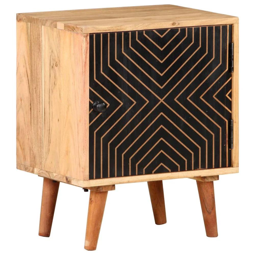 vidaXL Bedside Cabinet 40x30x50 cm vidaXL Solid Acacia Wood - Nightstands Bedside Table