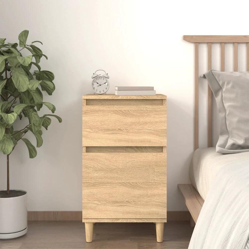 Bedside Cabinet White 40x35x70 cm vidaXL by vidaXL