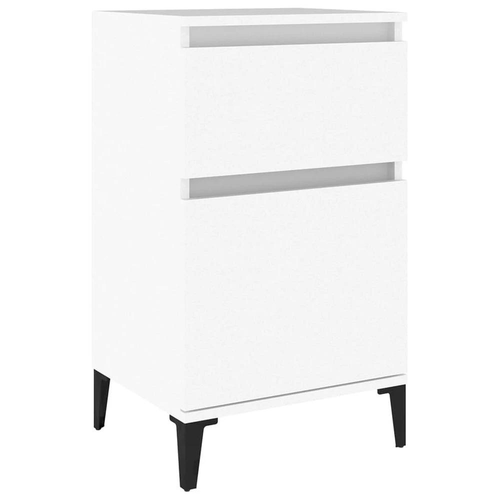 vidaXL Bedside Cabinet White 40x35x70 cm vidaXL - Nightstands Bedside Table