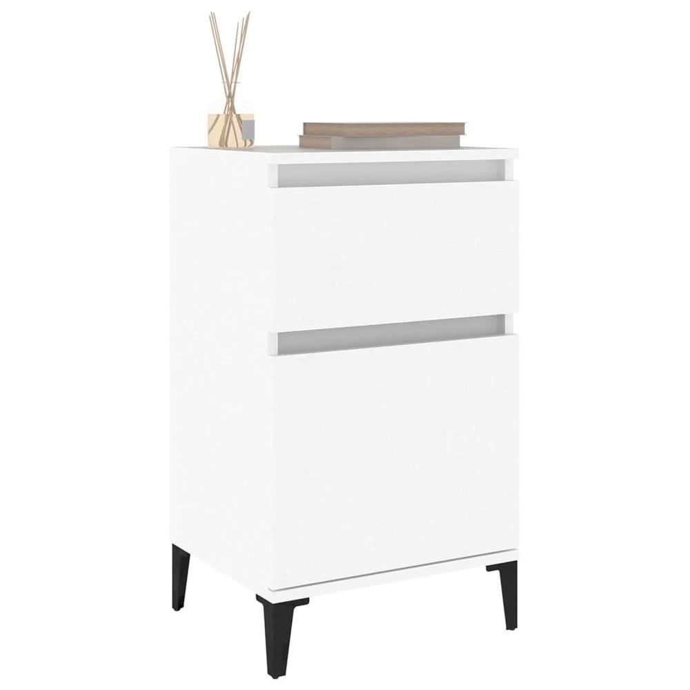 vidaXL Bedside Cabinet White 40x35x70 cm vidaXL - Nightstands Bedside Table