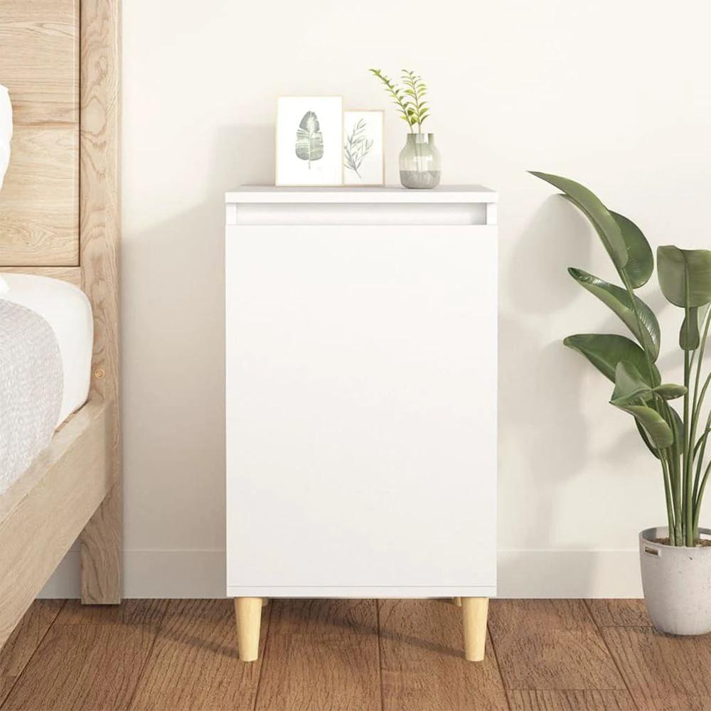 Bedside Cabinet White 40x35x70 cm vidaXL Engineered Wood by vidaXL