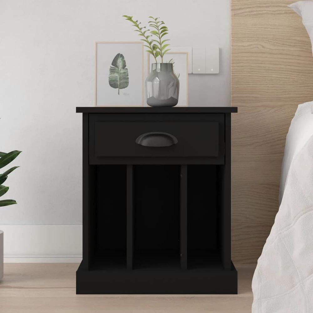 Bedside Cabinet White 43x36x50 cm vidaXL by vidaXL
