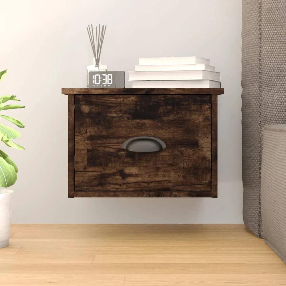 Wall-mounted Bedside Cabinet White 41.5x36x28cm by vidaXL