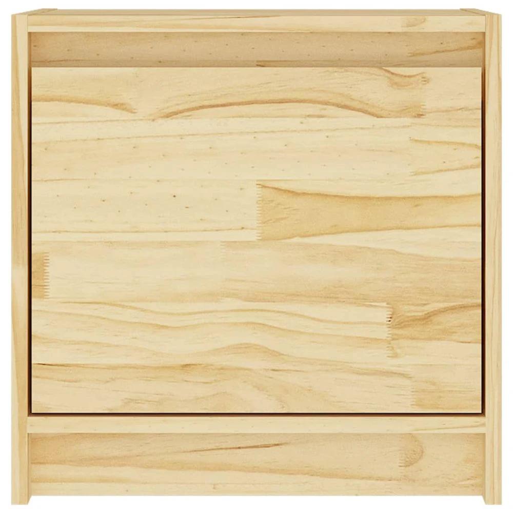 vidaXL Bedside Cabinet 40x30.5x40 cm vidaXL Solid Pinewood - Nightstands Bedside Table