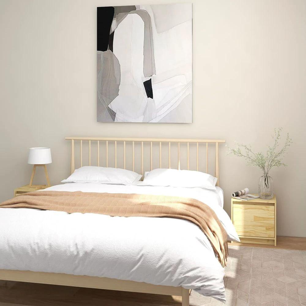 vidaXL Bedside Cabinet 40x30.5x40 cm vidaXL Solid Pinewood - Nightstands Bedside Table