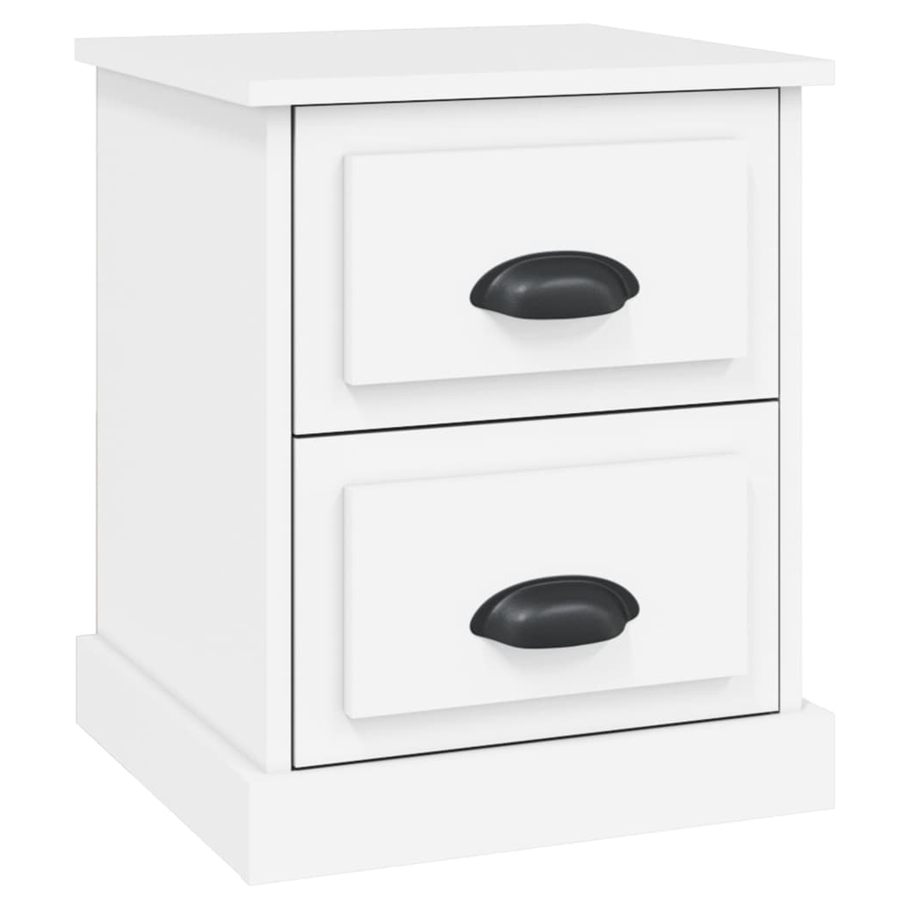 vidaXL Bedside Cabinet White 39x39x47.5 cm vidaXL Engineered Wood - Nightstands Bedside Table
