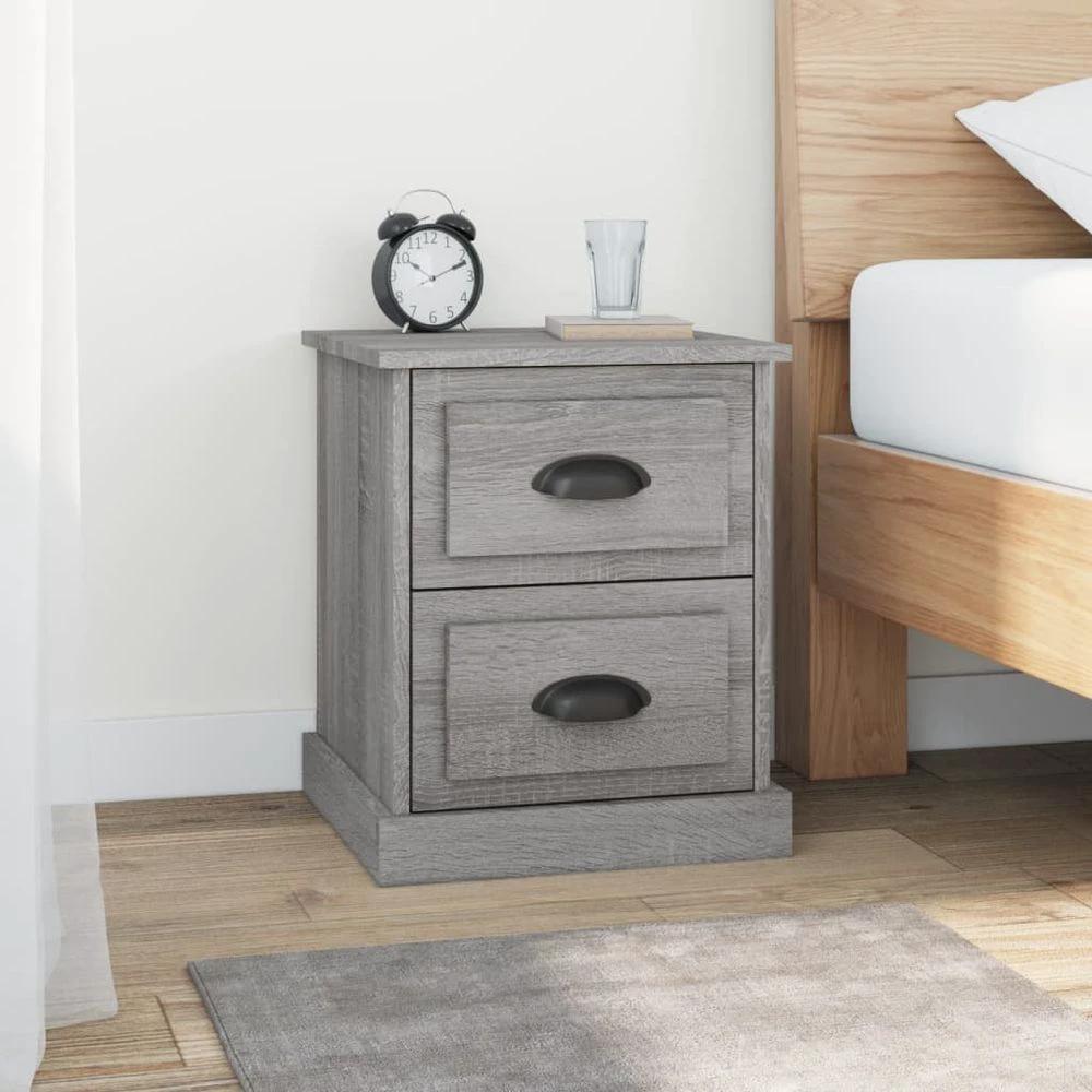 Bedside Cabinet White 39x39x47.5 cm vidaXL Engineered Wood by vidaXL