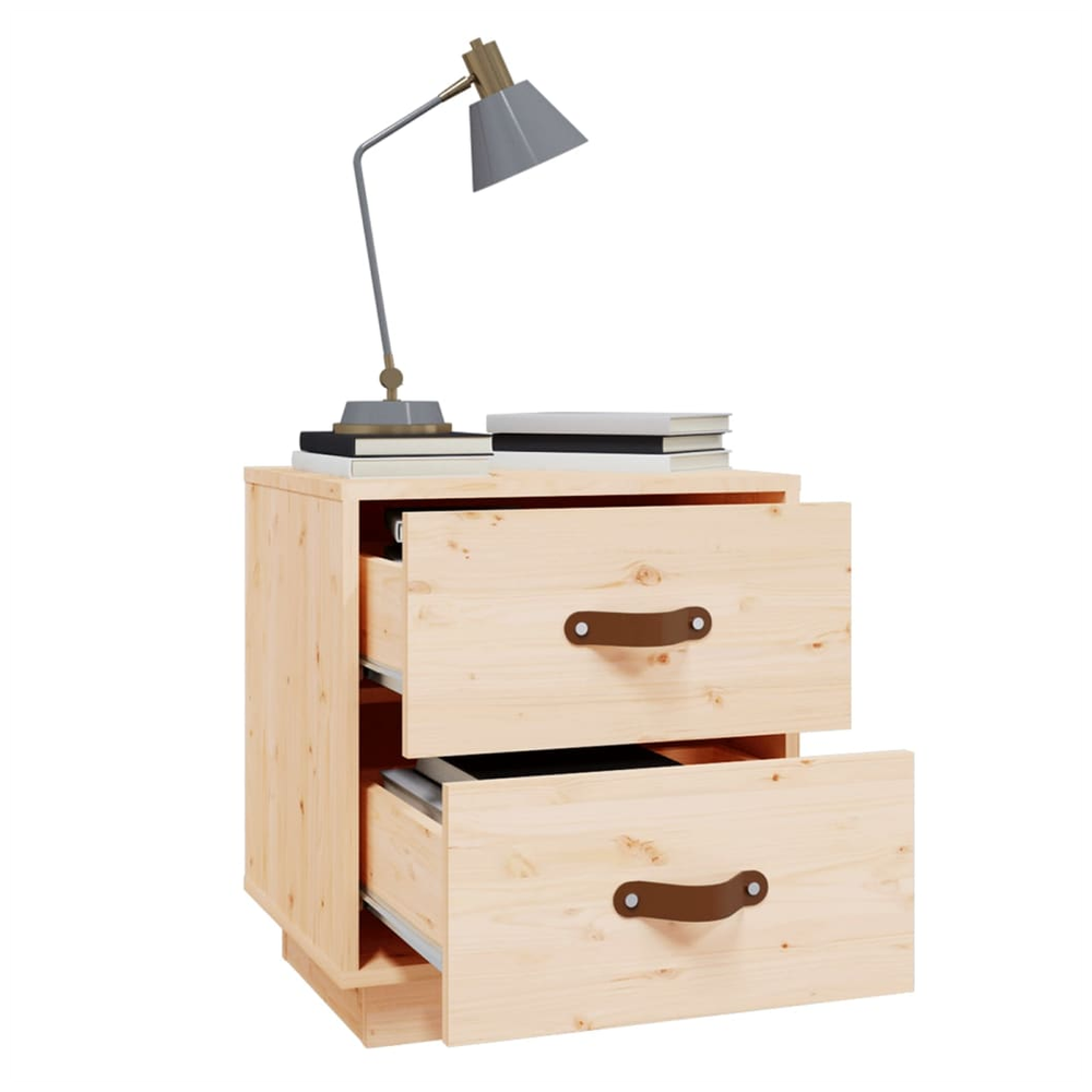 Bedside Cabinets 2 pcs 40x34x45 cm vidaXL Solid Wood Pine by vidaXL