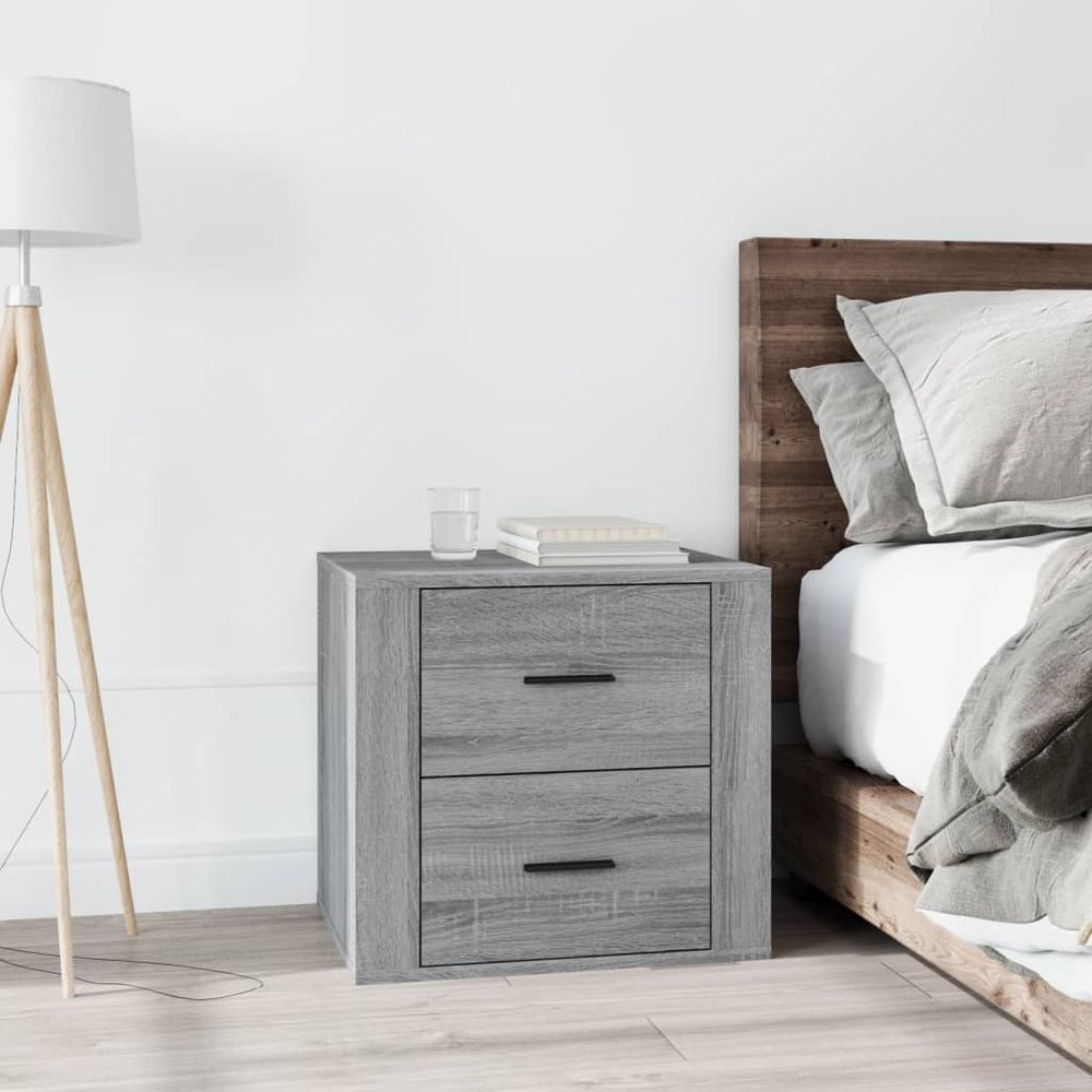 vidaXL Bedside Cabinet White 50x39x47 cm vidaXL - Nightstands Bedside Table