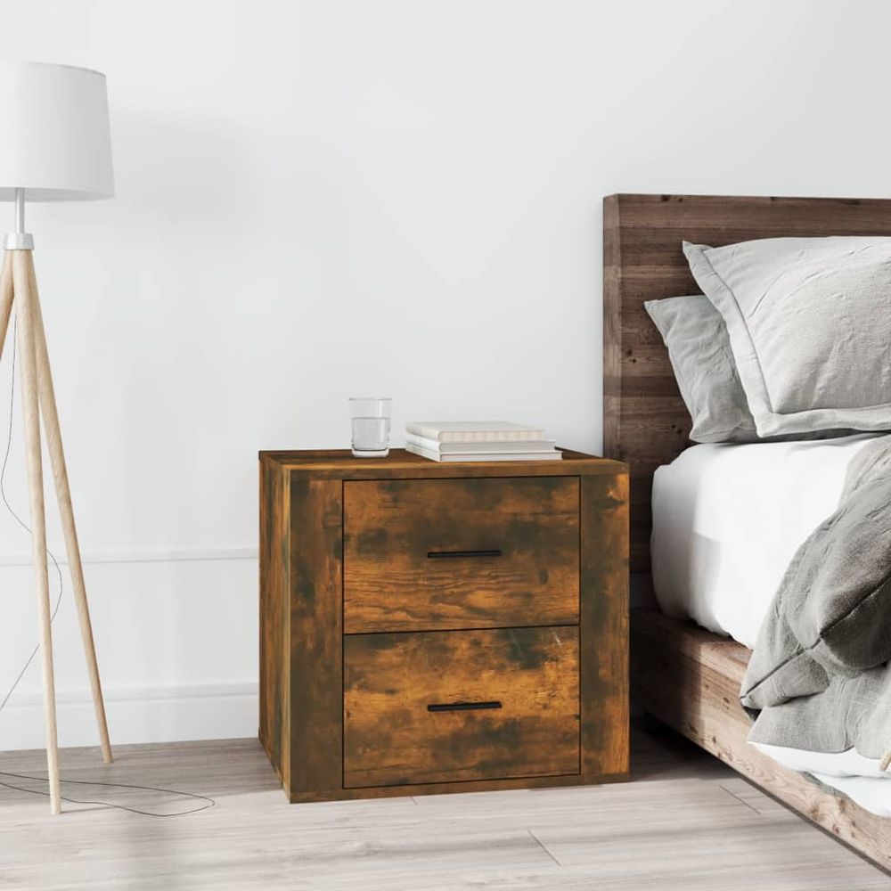 vidaXL Bedside Cabinet White 50x39x47 cm vidaXL - Nightstands Bedside Table