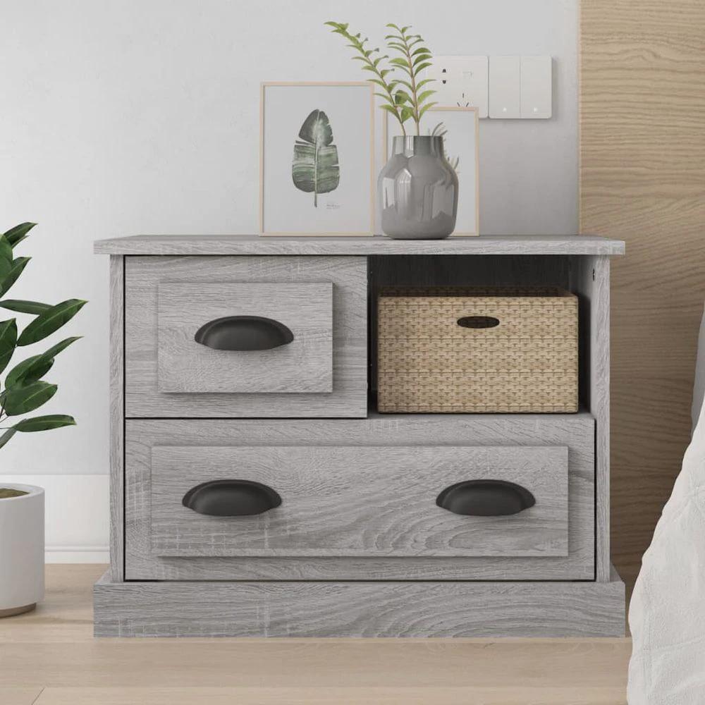 Bedside Cabinet White 60x39x45 cm vidaXL by vidaXL