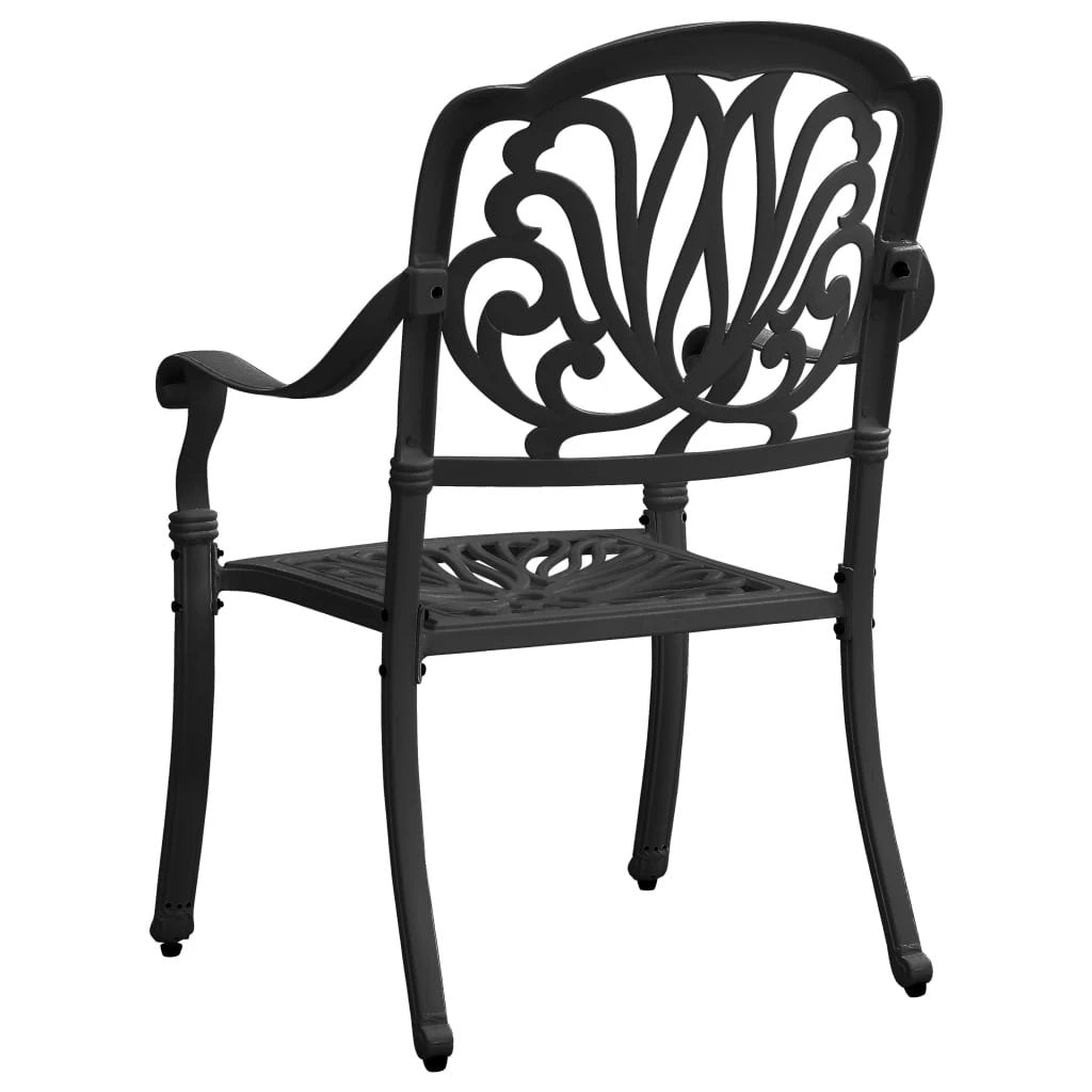 vidaXL 3 Piece Bistro Set Cast Aluminium Bronze by vidaXL