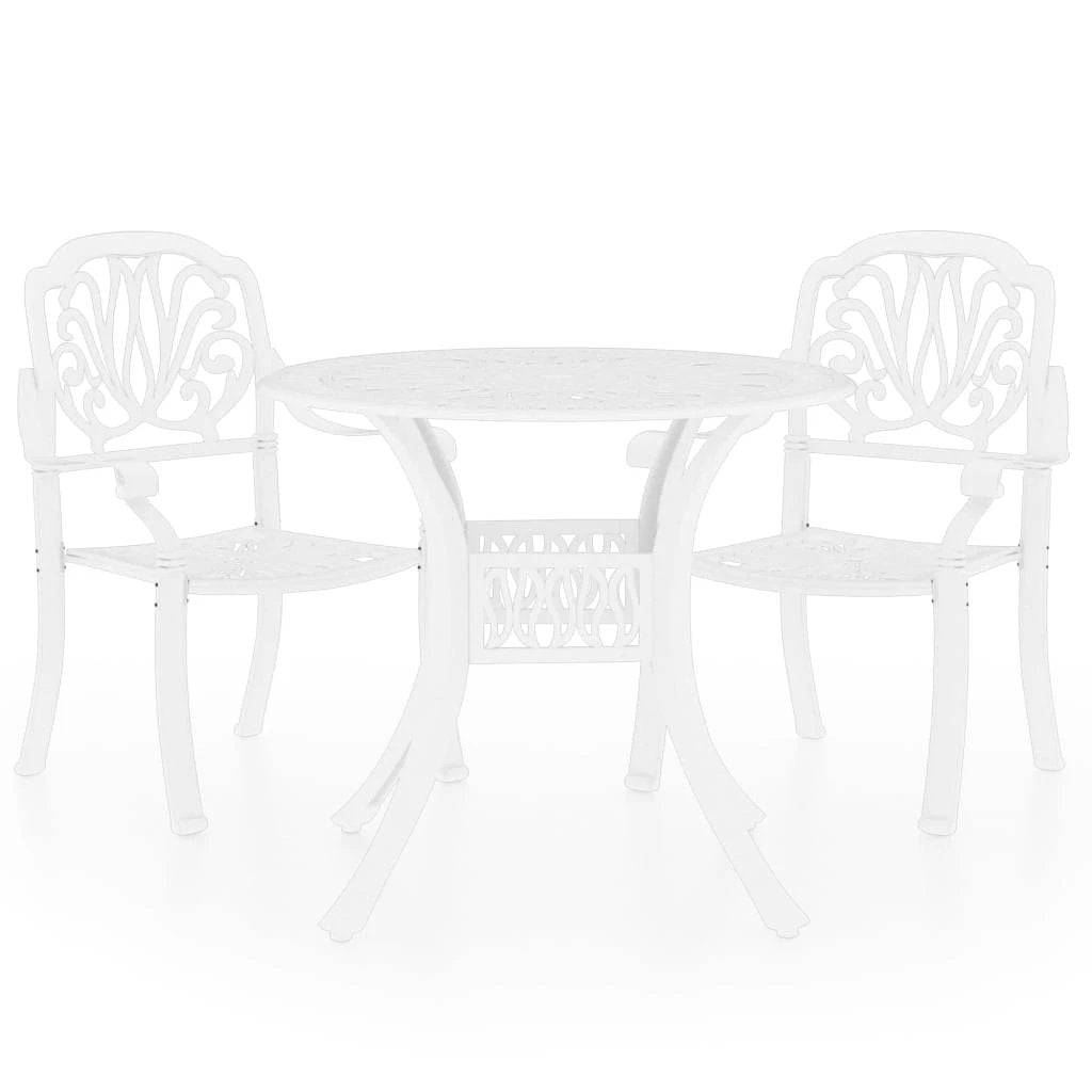 vidaXL 3 Piece Bistro Set Cast Aluminium Bronze by vidaXL