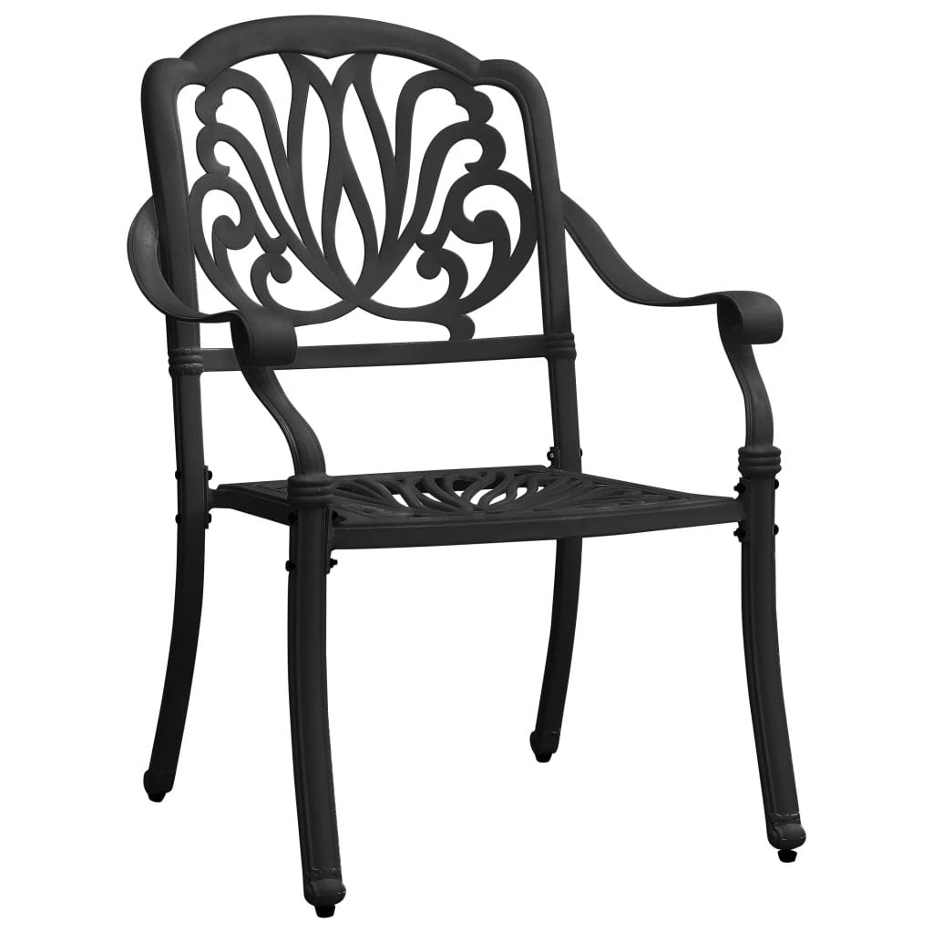 vidaXL 3 Piece Bistro Set Cast Aluminium Bronze by vidaXL