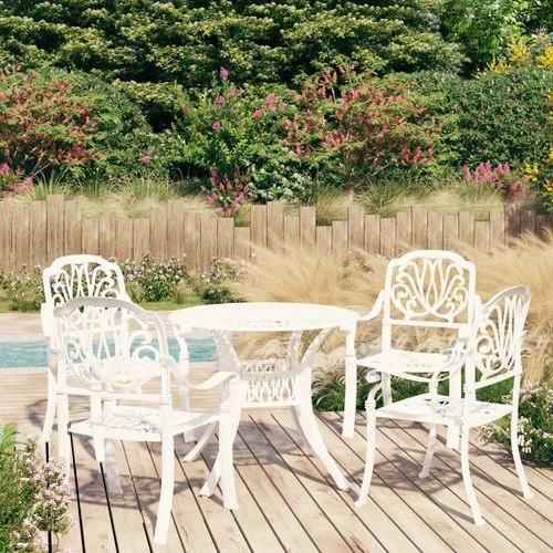 vidaXL vidaXL 3 Piece Bistro Set Cast Aluminium Bronze - Bistro Sets