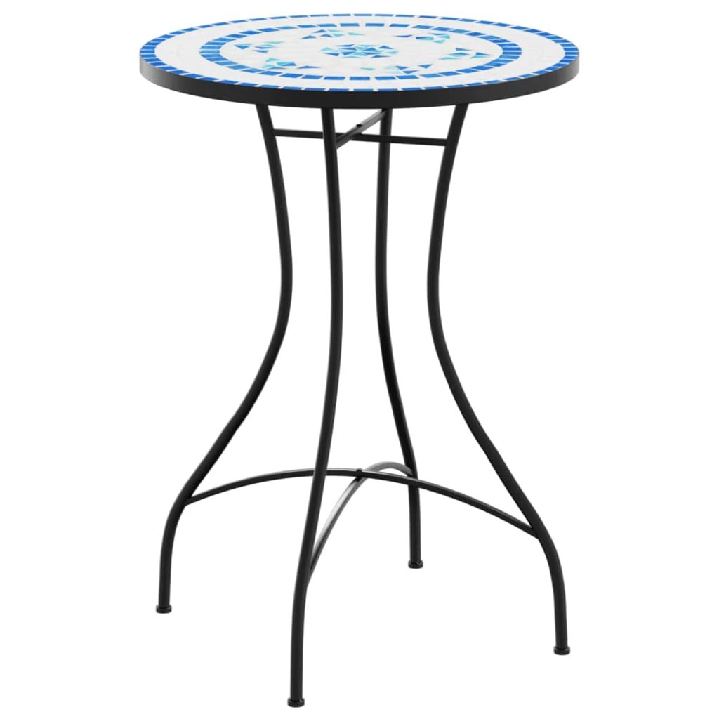 vidaXL Mosaic Bistro Table Terracotta 60 cm Ceramic - Bistro Sets