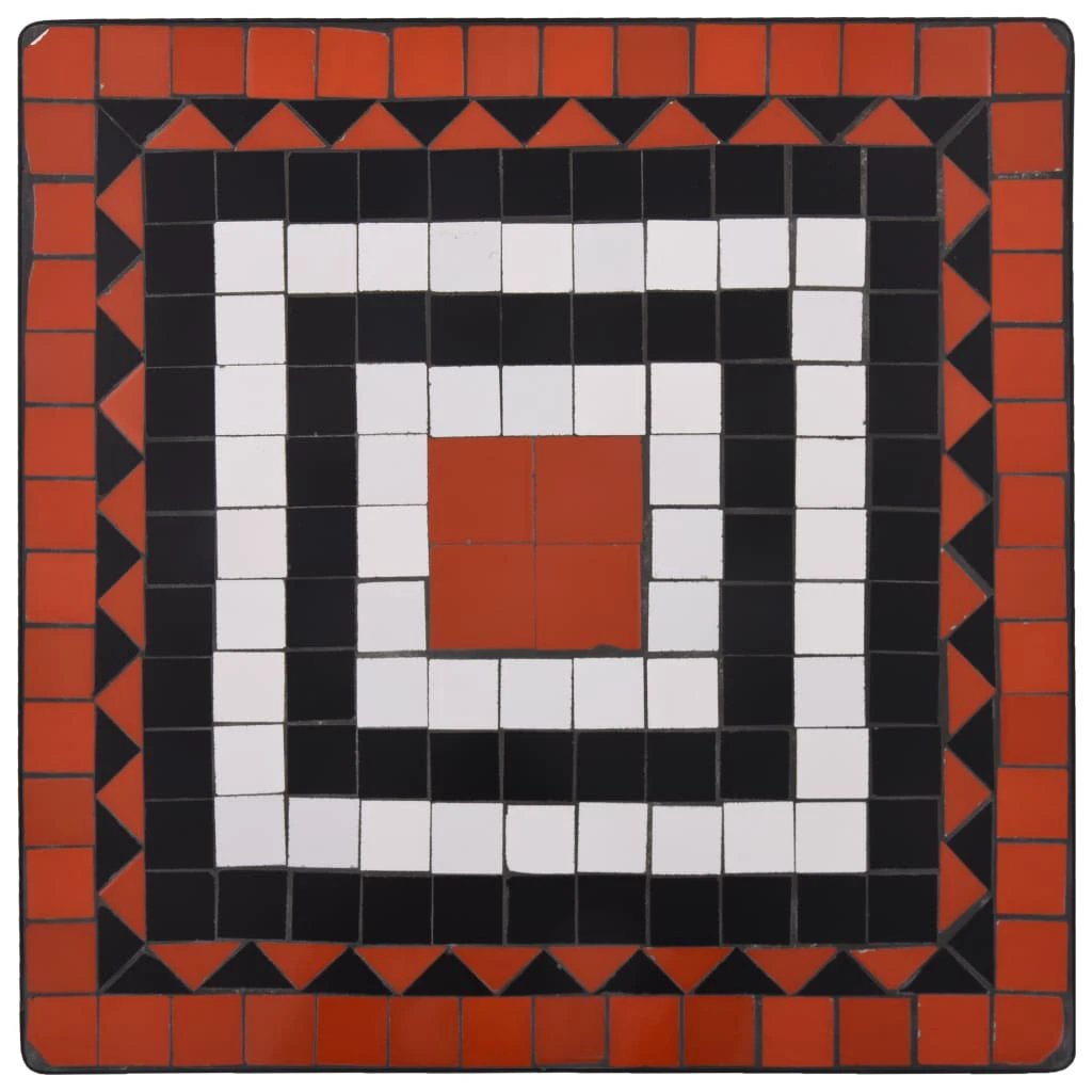 vidaXL Mosaic Bistro Table Terracotta 60 cm Ceramic by vidaXL