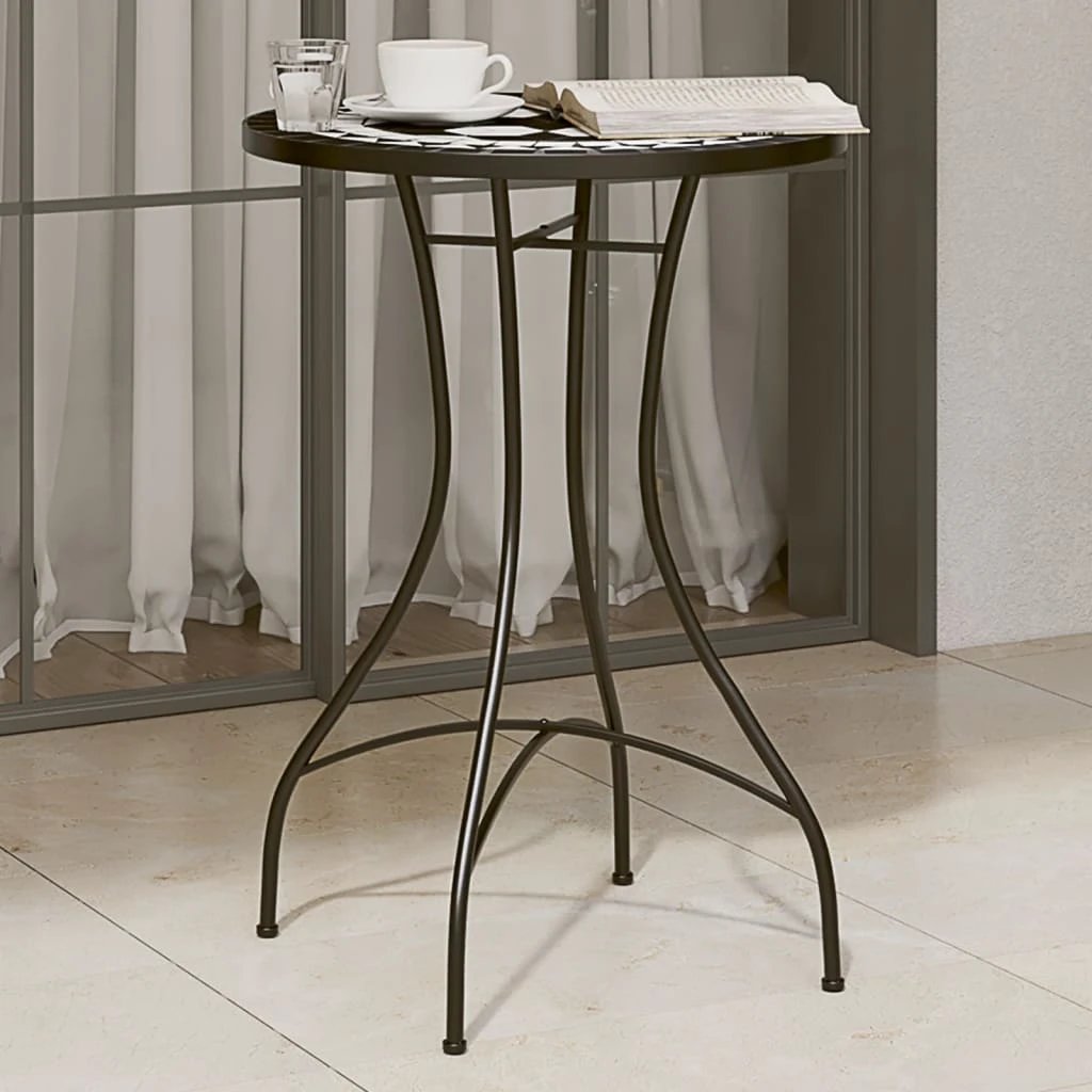 vidaXL Mosaic Bistro Table Terracotta 60 cm Ceramic - Bistro Sets