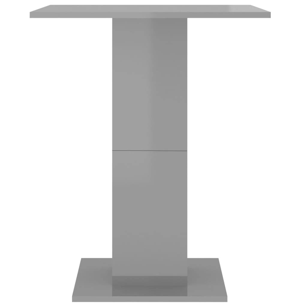 vidaXL vidaXL Bistro Table Smoked Oak 60x60x75 cm Engineered Wood - Bistro Sets