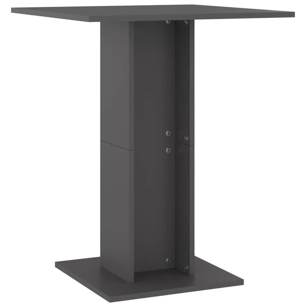 vidaXL Bistro Table Smoked Oak 60x60x75 cm Engineered Wood by vidaXL