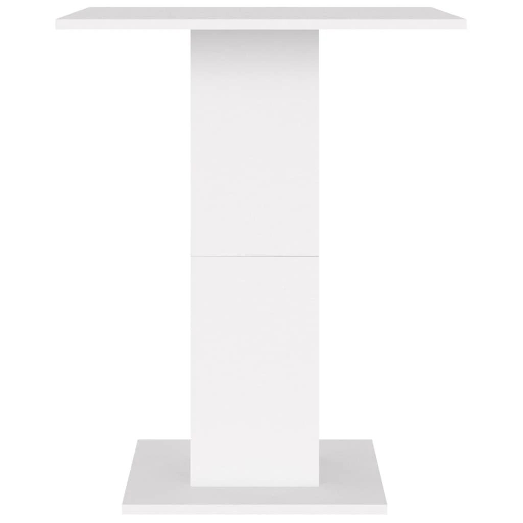 vidaXL Bistro Table Smoked Oak 60x60x75 cm Engineered Wood by vidaXL