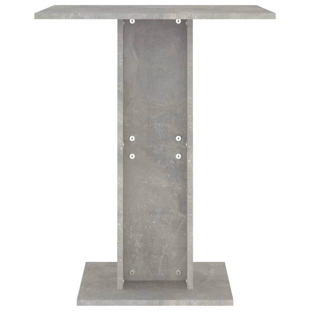 vidaXL Bistro Table Smoked Oak 60x60x75 cm Engineered Wood by vidaXL