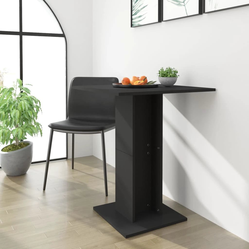 vidaXL vidaXL Bistro Table Smoked Oak 60x60x75 cm Engineered Wood - Bistro Sets