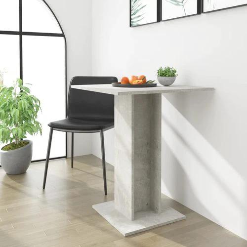 vidaXL Bistro Table Smoked Oak 60x60x75 cm Engineered Wood by vidaXL