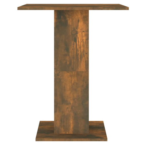 vidaXL vidaXL Bistro Table Smoked Oak 60x60x75 cm Engineered Wood - Bistro Sets