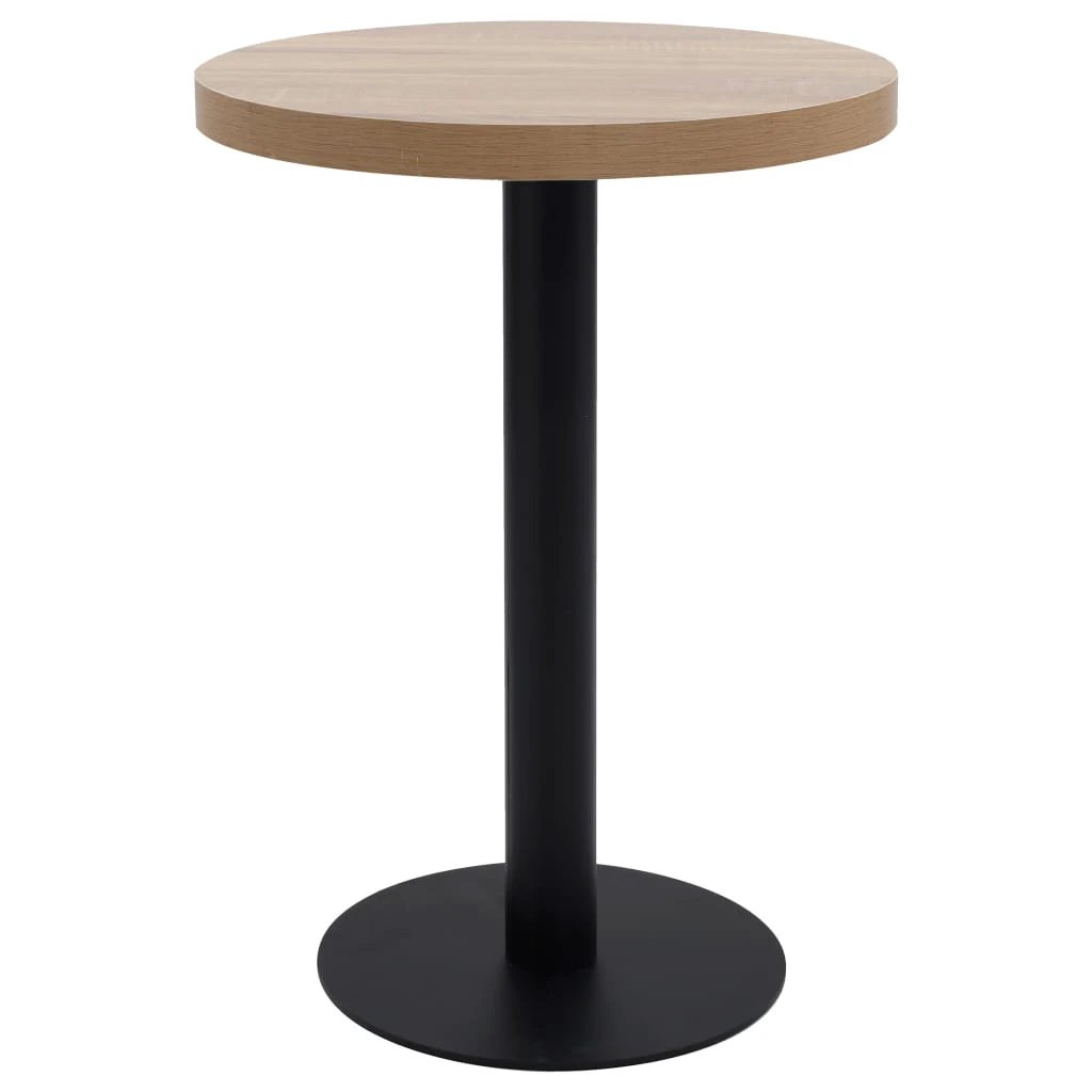 vidaXL vidaXL Bistro Table Light Brown 40 cm MDF - Bistro Sets
