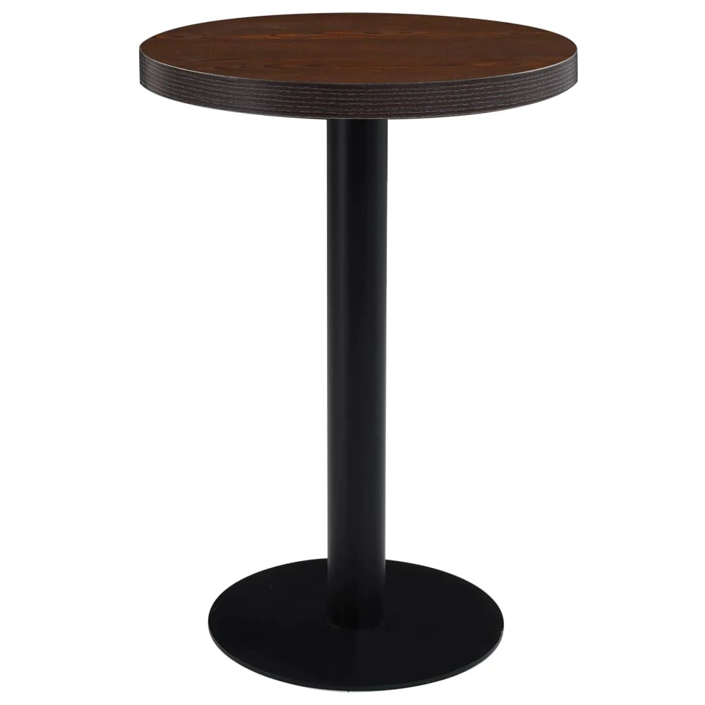 vidaXL vidaXL Bistro Table Light Brown 40 cm MDF - Bistro Sets