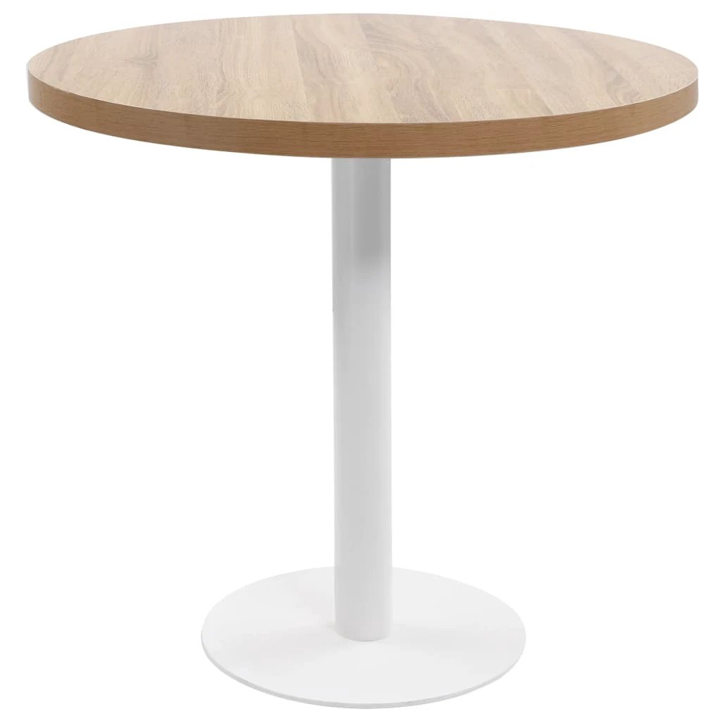vidaXL Bistro Table Light Brown 40 cm MDF by vidaXL