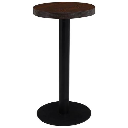 vidaXL Bistro Table Light Brown 40 cm MDF by vidaXL