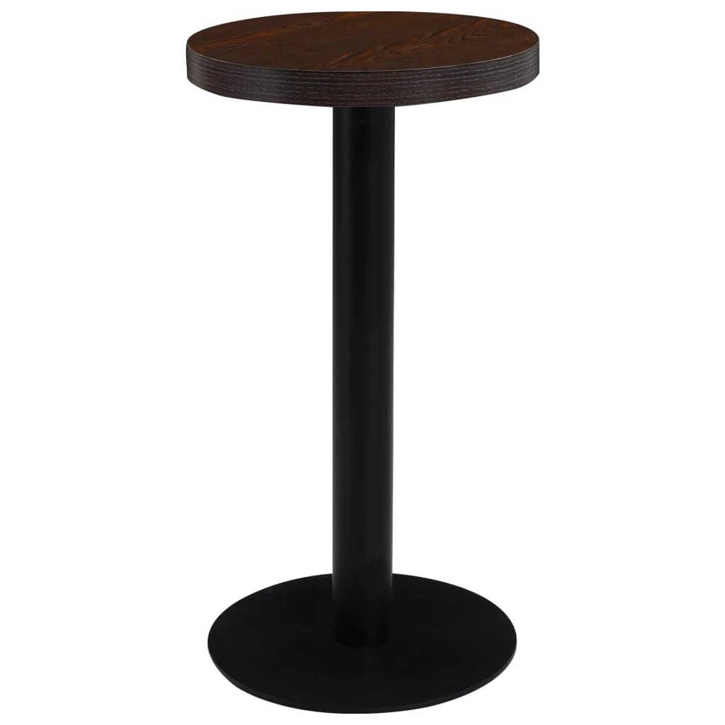 vidaXL Bistro Table Light Brown 40 cm MDF by vidaXL