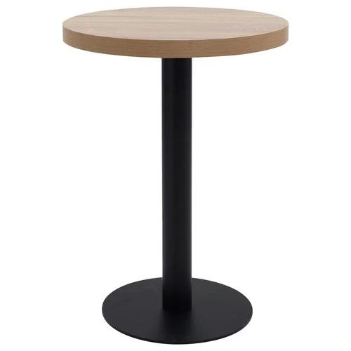 vidaXL Bistro Table Light Brown 40 cm MDF by vidaXL