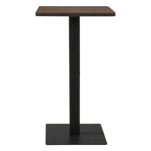 vidaXL Bistro Table Dark Ash 50x50x107 cm by vidaXL