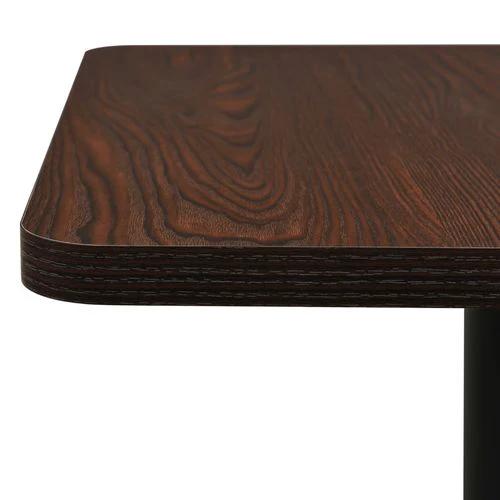 vidaXL Bistro Table Dark Ash 50x50x107 cm by vidaXL