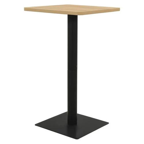 vidaXL Bistro Table Oak Colour 70x70x107 cm by vidaXL