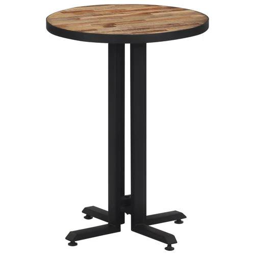 vidaXL Bistro Table Round Ø55x76 cm Solid Reclaimed Teak - Bistro Sets