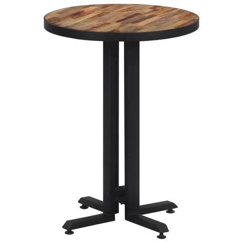 vidaXL Bistro Table Round Ø55x76 cm Solid Reclaimed Teak - Bistro Sets